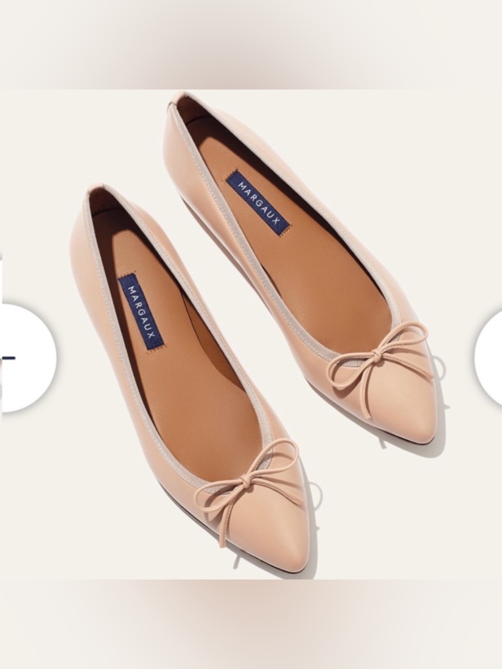 Margaux The Pointe flats in a light pink color. NWT. - Picture 3 of 10